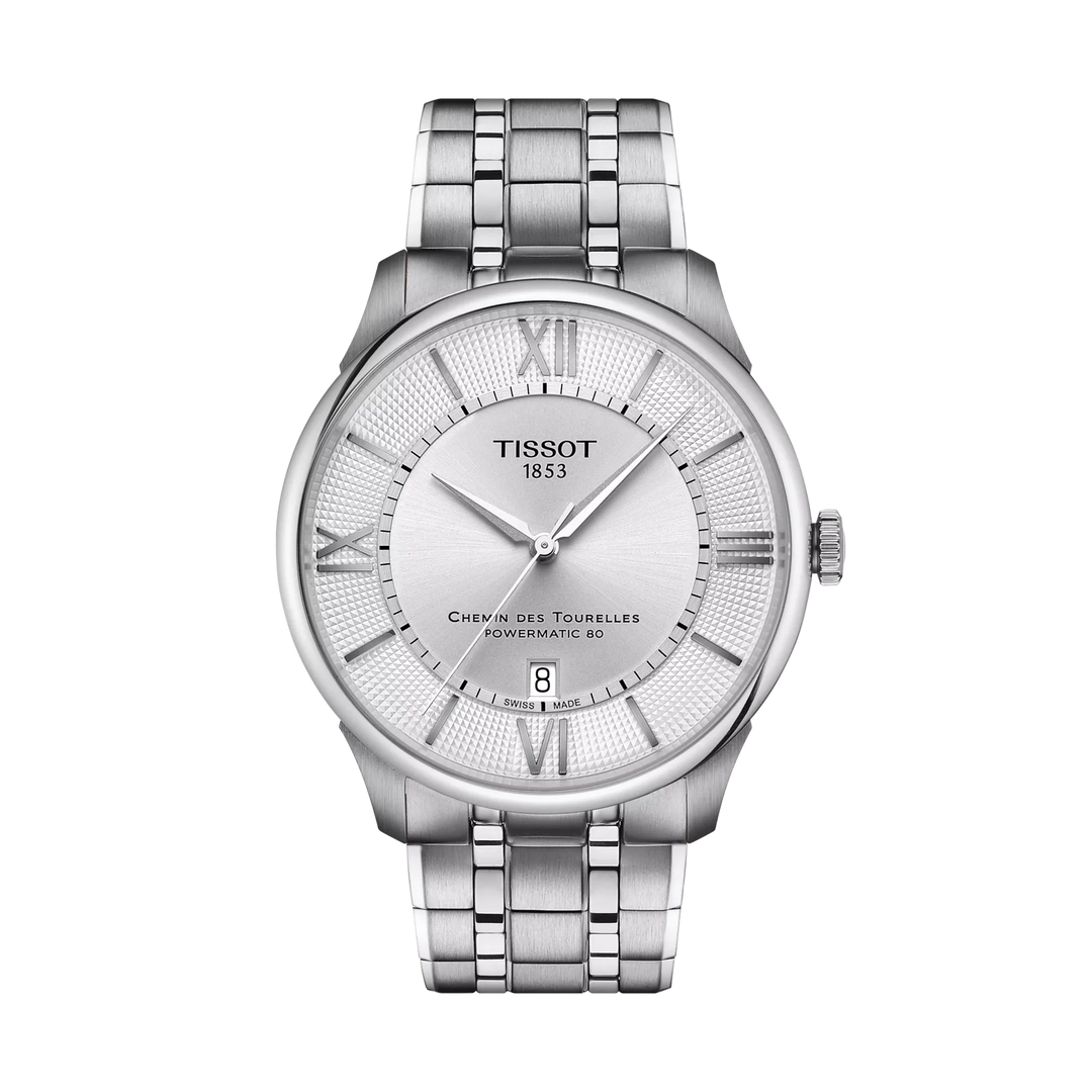 Tissot Chemin Des Tourelles 42mm Automatic Silver Dial Watch T139.407.11.038.00 – front view