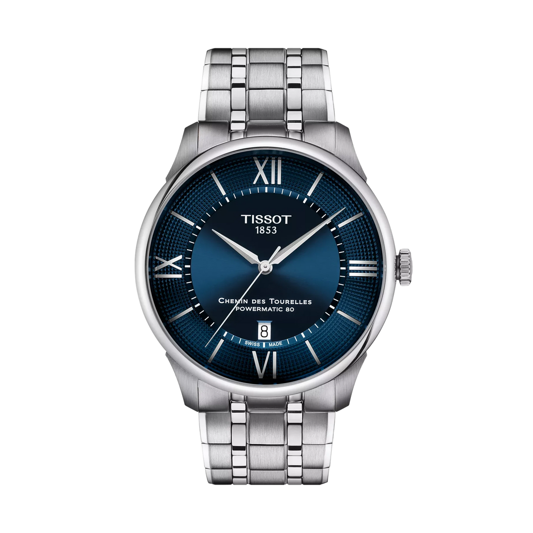 Tissot Chemin Des Tourelles 42mm Automatic Blue Dial Watch T139.407.11.048.00 – front view