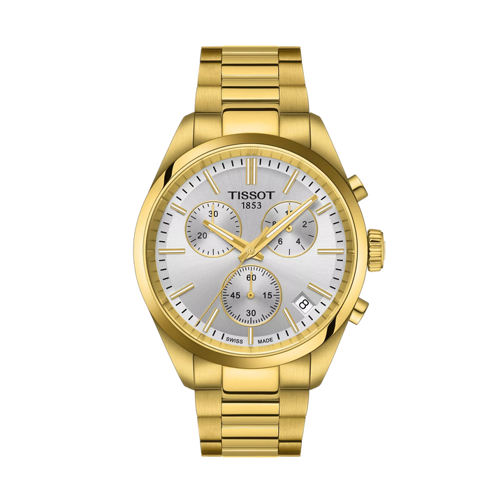 Tissot PR 100 40mm Quartz Silver Dial Watch T150.417.33.031.00 – front view