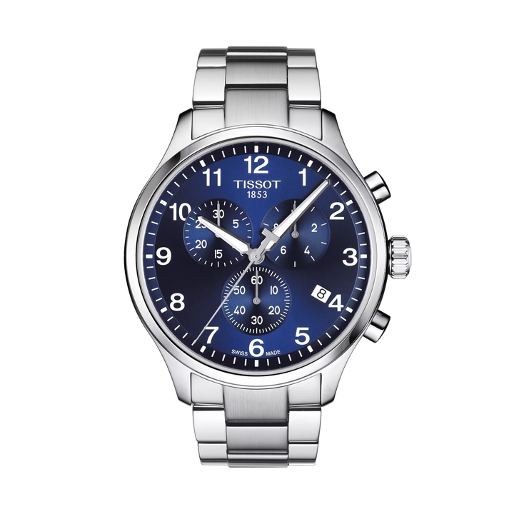 Tissot Chrono XL Classic 45mm Quartz Blue Dial Watch T116.617.11.047.01 – front view