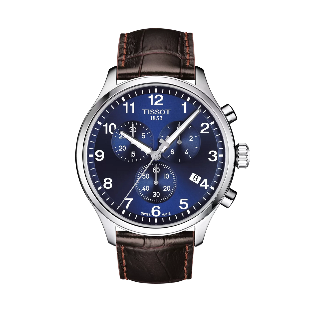 Tissot Chrono XL Classic 45mm Quartz Blue Dial Watch T116.617.16.047.00 – front view