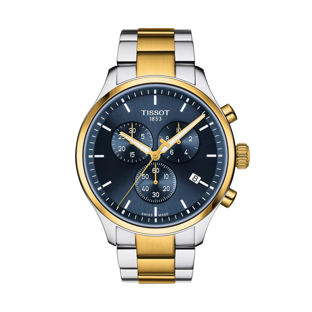 Tissot Chrono XL Classic Quartz Blue Dial Watch T116.617.22.041.00 – front view