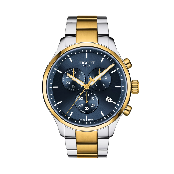 Tissot Chrono XL Classic Quartz Blue Dial Watch T116.617.22.041.00 – front view