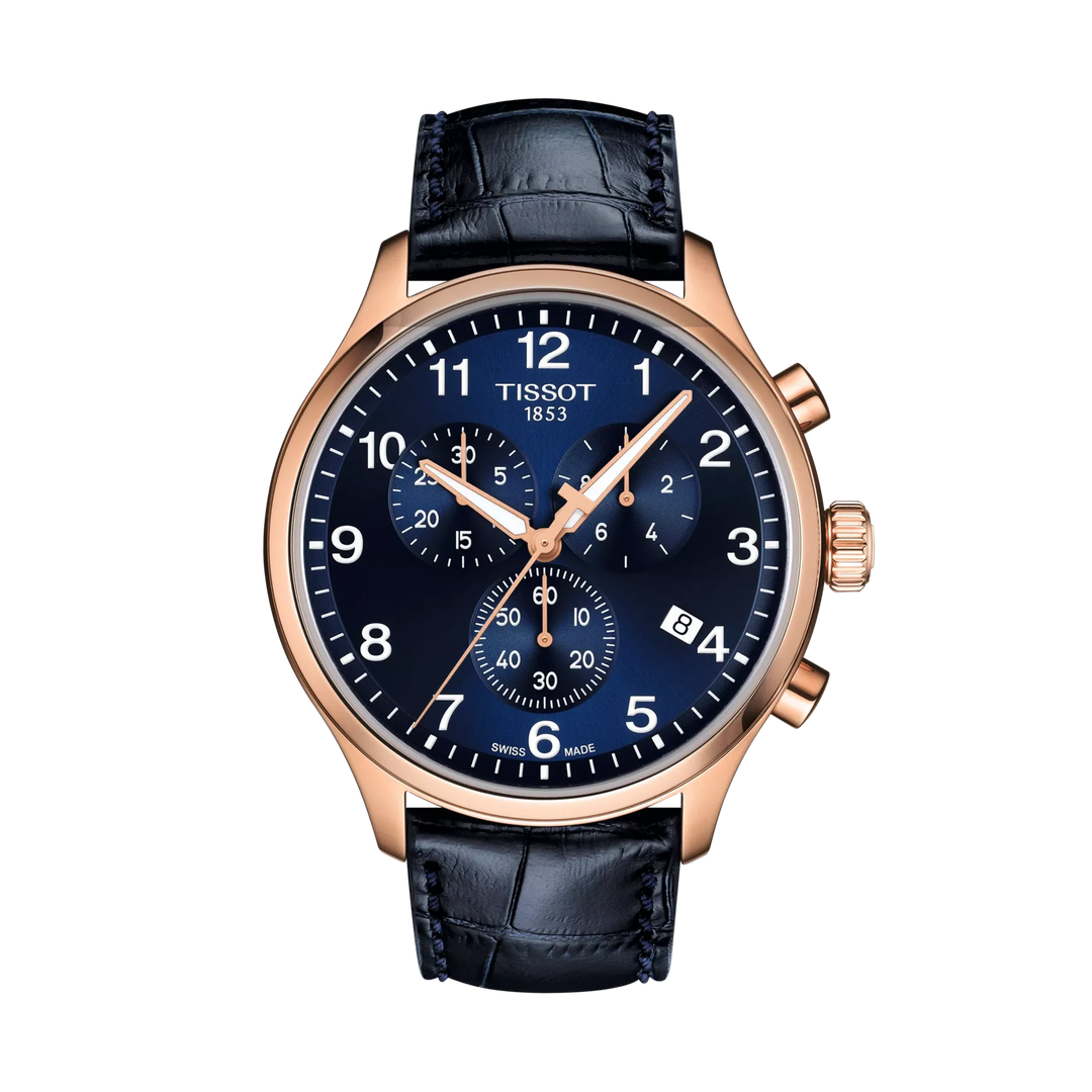 Tissot Chrono XL Classic 45mm Quartz Blue Dial Watch T116.617.36.042.00 – front view