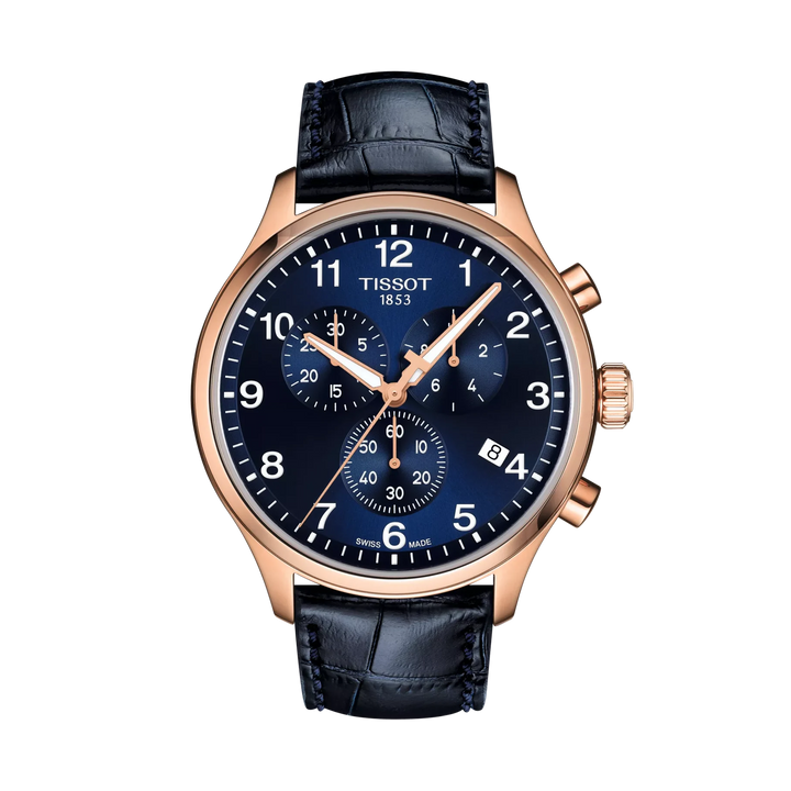 Tissot Chrono XL Classic 45mm Quartz Blue Dial Watch T116.617.36.042.00 – front view