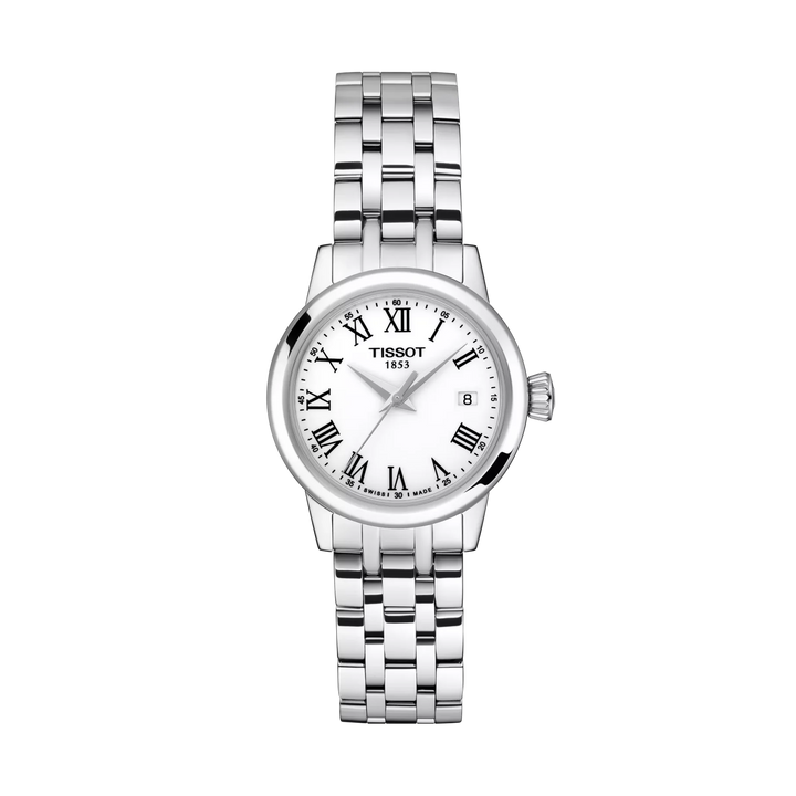 Tissot Classic Dream 28mm Quartz White Dial Watch T129.210.11.013.00 – front view