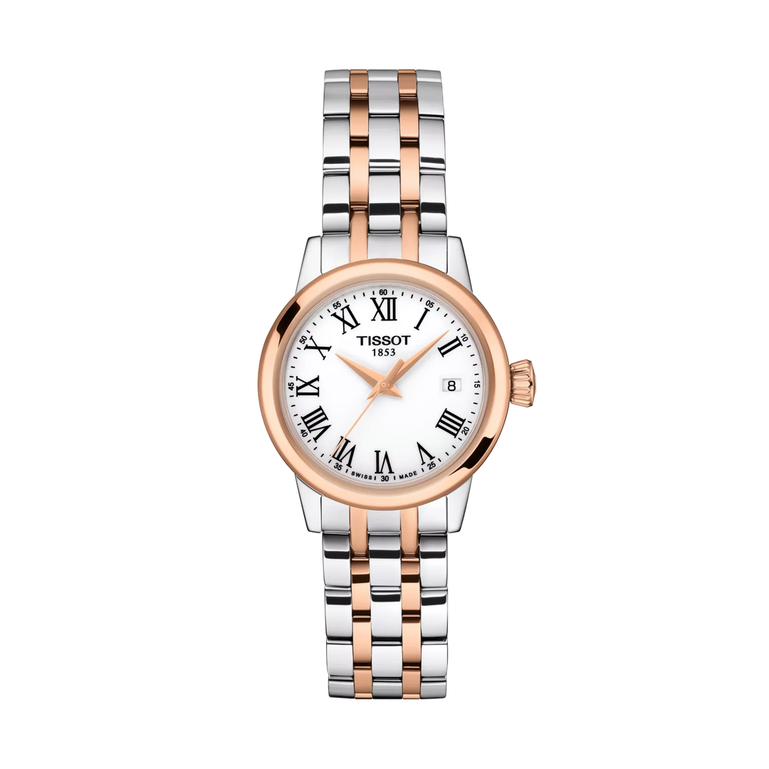Tissot Classic Dream 28mm Quartz White Dial Watch T129.210.22.013.00 – front view