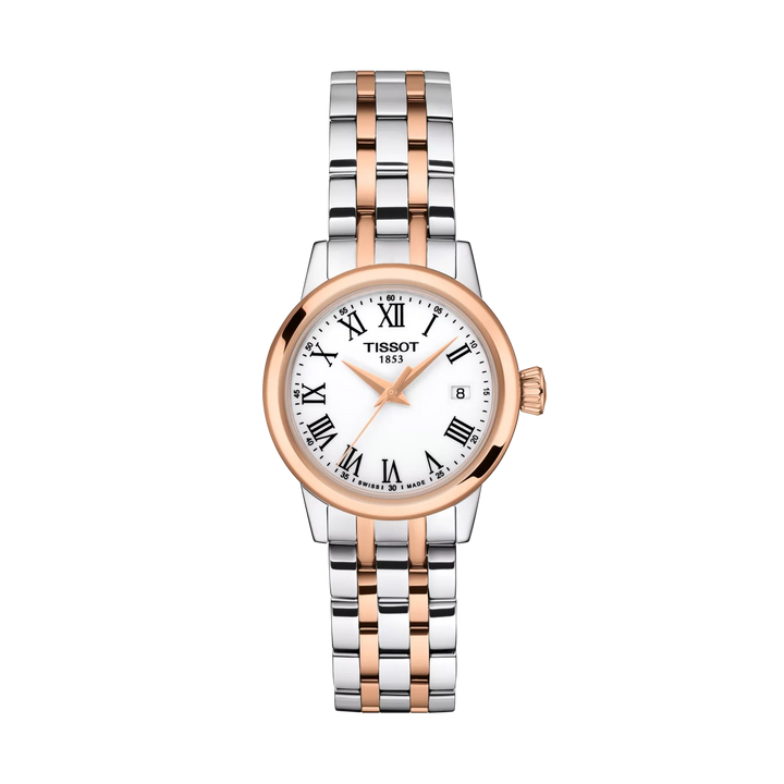 Tissot Classic Dream 28mm Quartz White Dial Watch T129.210.22.013.00 – front view
