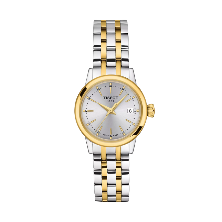 Tissot Classic Dream 28mm Quartz Silver Dial Watch T129.210.22.031.00 – front view