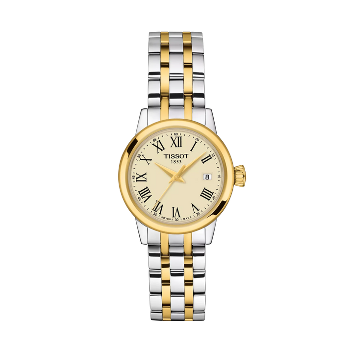 Tissot Classic Dream 28mm Quartz Ivory Dial Watch T129.210.22.263.00 – front view