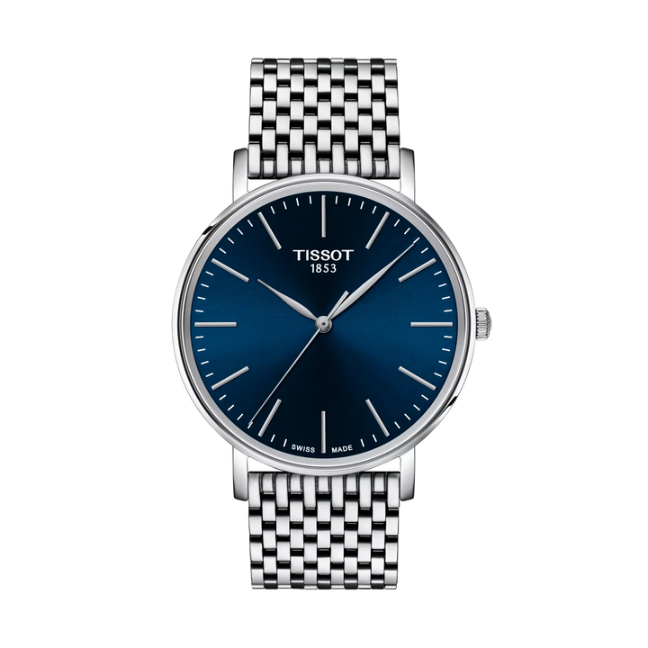 Tissot Everytime 40mm Quartz Blue Dial Watch T143.410.11.041.00 – front view