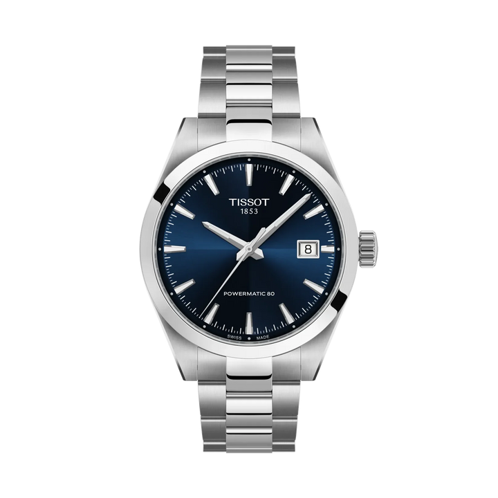 Tissot Gentleman 38mm Automatic Blue Dial Watch T165.807.11.041.00 – front view