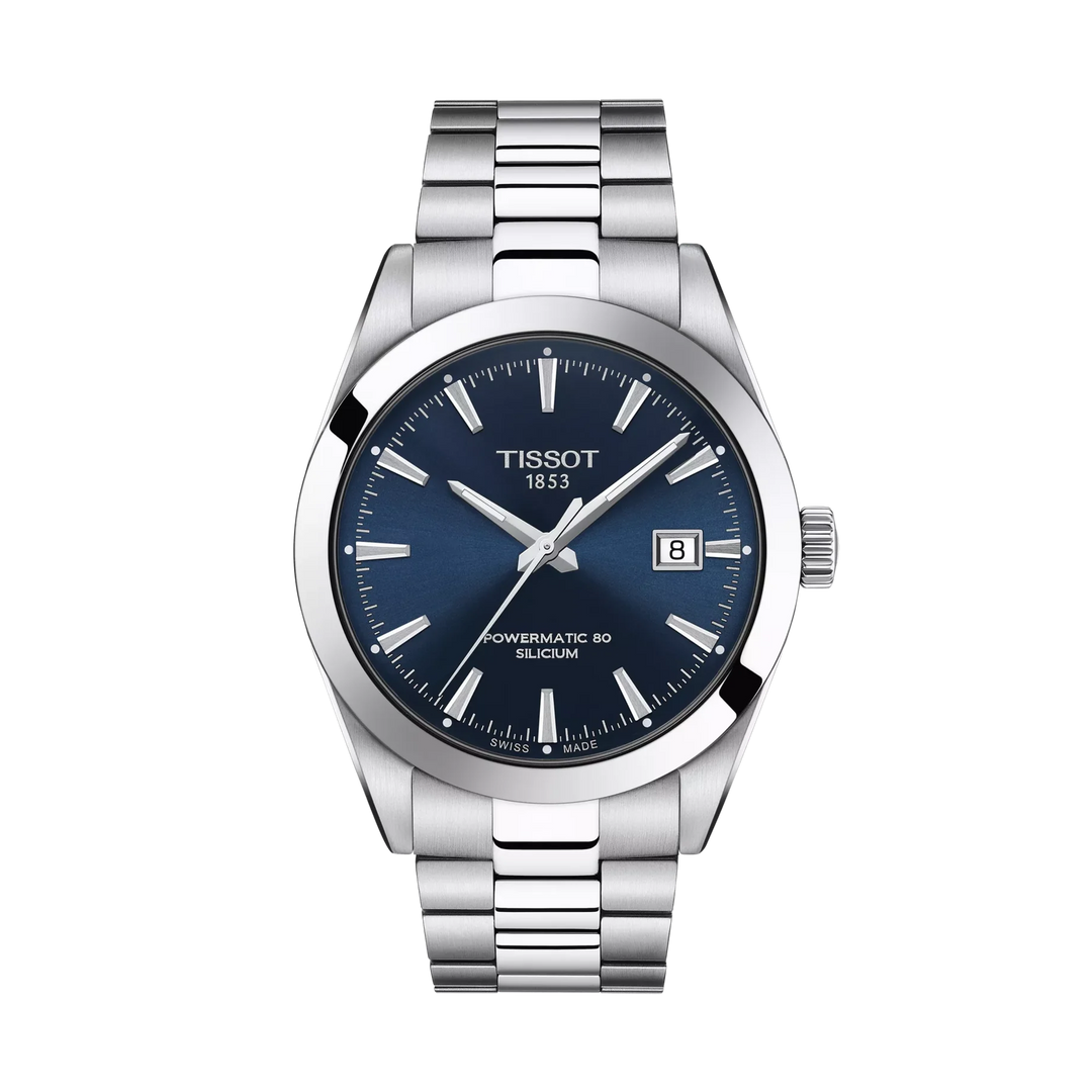 Tissot Gentleman 40mm Automatic Blue Dial Watch T127.407.11.041.00 – front view