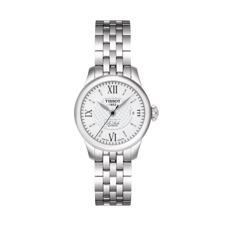 Tissot Le Locle 25.3mm Automatic Silver Dial Watch T41.1.183.33 – front view