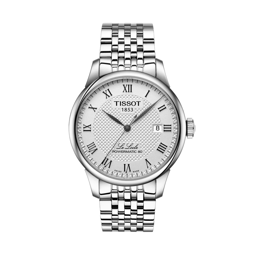 Tissot Le Locle 39.3mm Automatic Silver Dial Watch T006.407.11.033.00 – front view