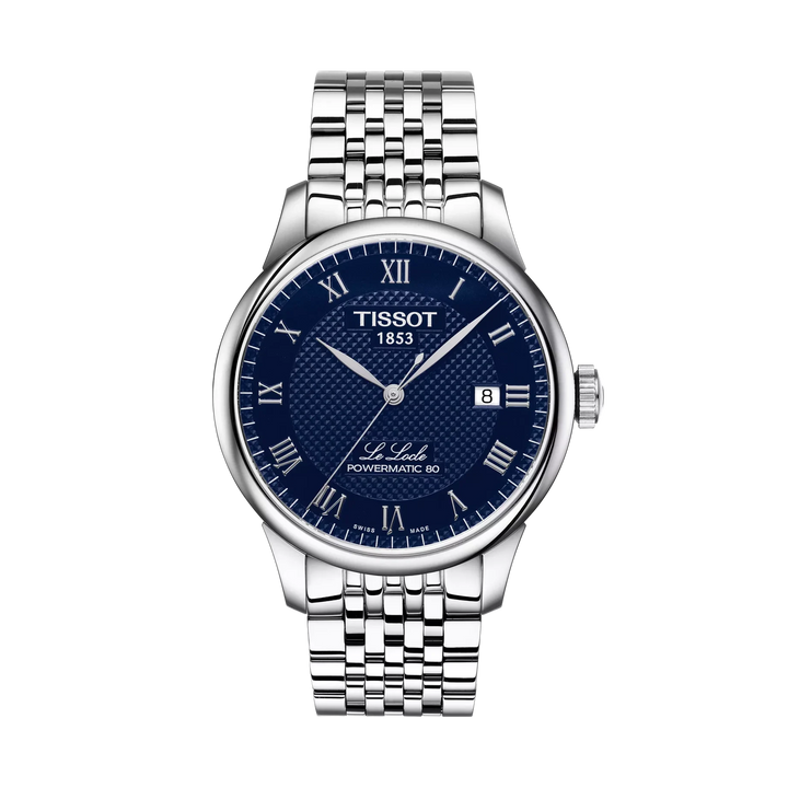 Tissot Le Locle 39.3mm Automatic Blue Dial Watch T006.407.11.043.00 – front view