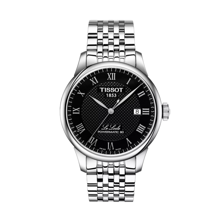 Tissot Le Locle 39.3mm Automatic Black Dial Watch T006.407.11.053.00 – front view