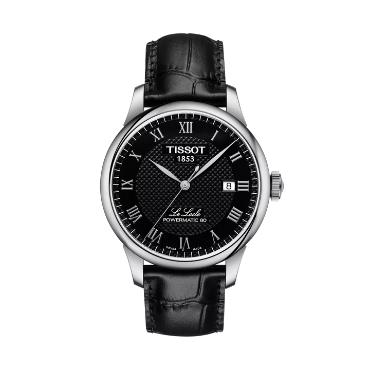 Tissot Le Locle 39.3mm Automatic Black Dial Watch T006.407.16.053.00 – front view