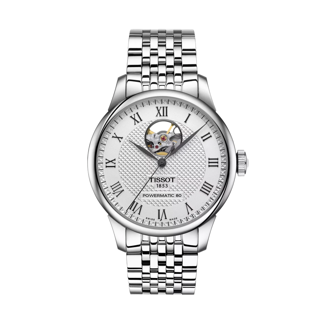 Tissot Le Locle Open Heart 39.3mm Automatic Silver Dial Watch T006.407.11.033.02 – front view