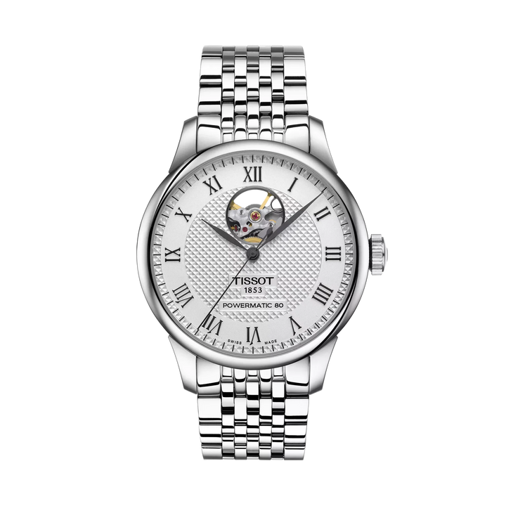Tissot Le Locle Open Heart 39.3mm Automatic Silver Dial Watch T006.407.11.033.02 – front view