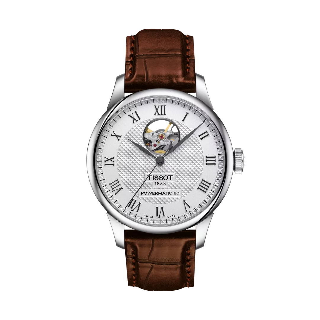 Tissot Le Locle Open Heart 39.3mm Automatic Silver Dial Watch T006.407.16.033.01 – front view