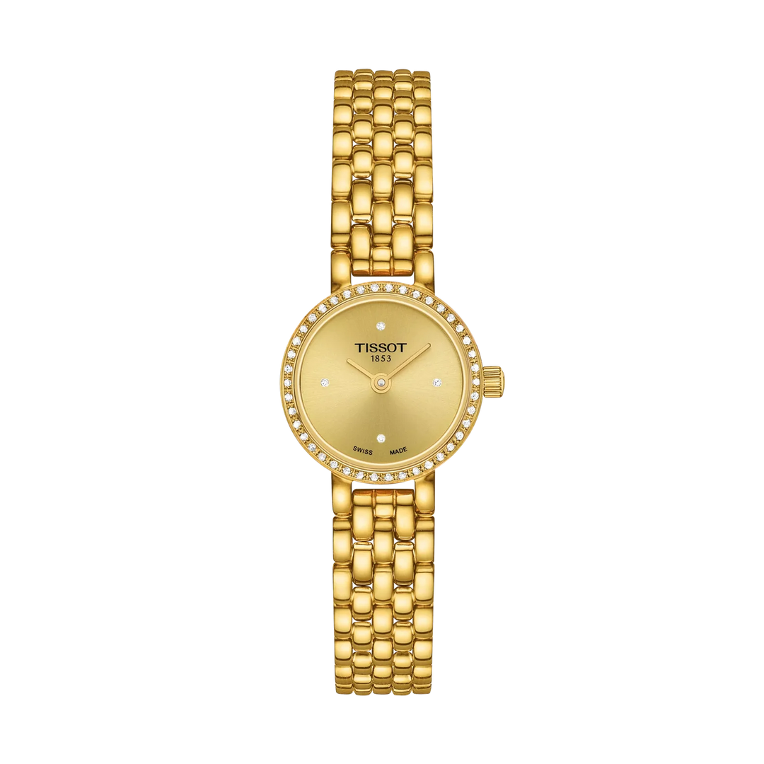 Tissot Lovely Round 19.5mm Quartz Champagne Dial Watch T140.009.63.026.00 – front view