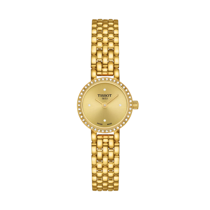 Tissot Lovely Round 19.5mm Quartz Champagne Dial Watch T140.009.63.026.00 – front view
