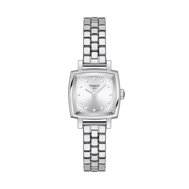 Tissot Lovely Square 20x20mm Quartz Silver Dial Watch T058.109.11.036.01 – front view