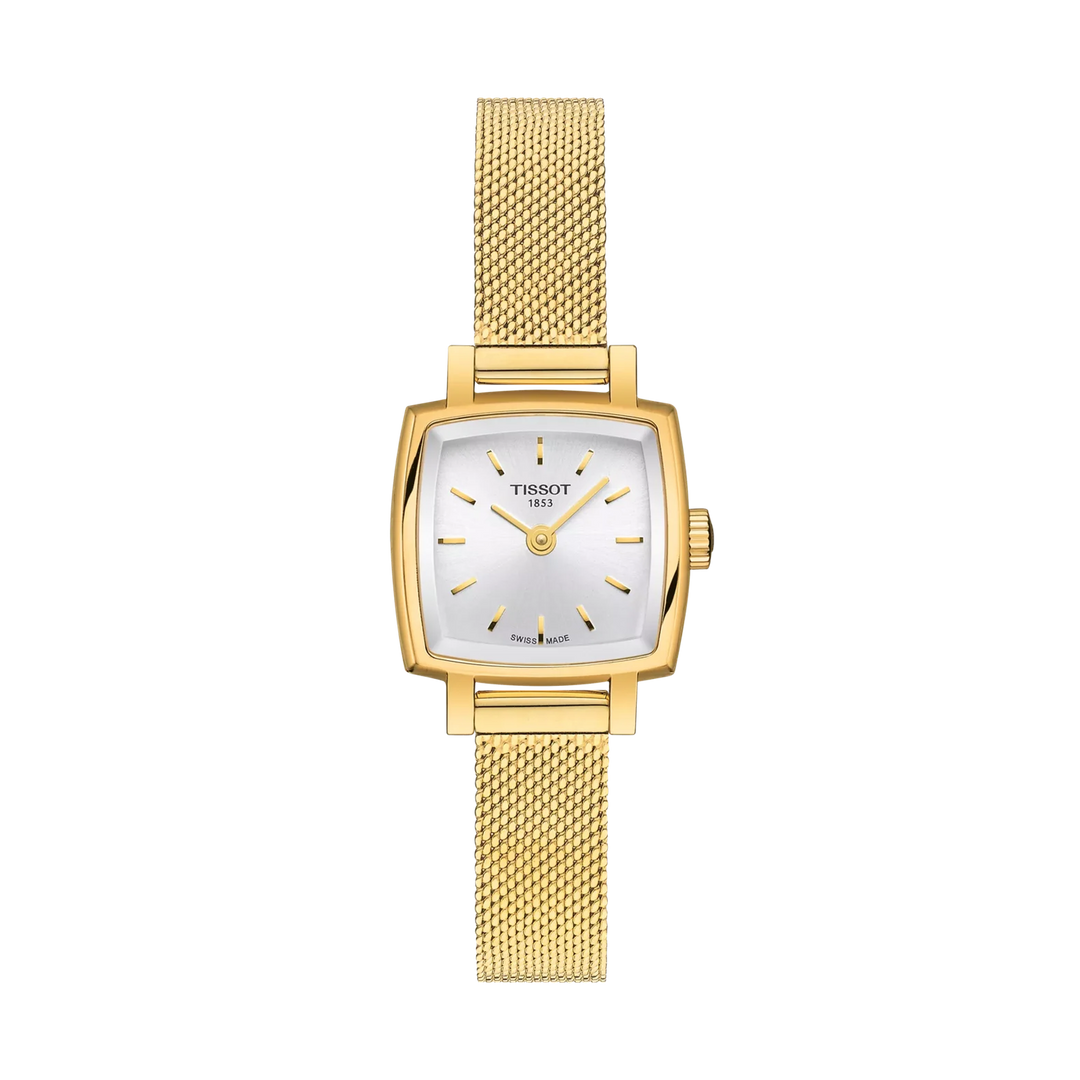 Tissot Lovely Square 20x20mm Quartz Silver Dial Watch T058.109.33.031.00 – front view