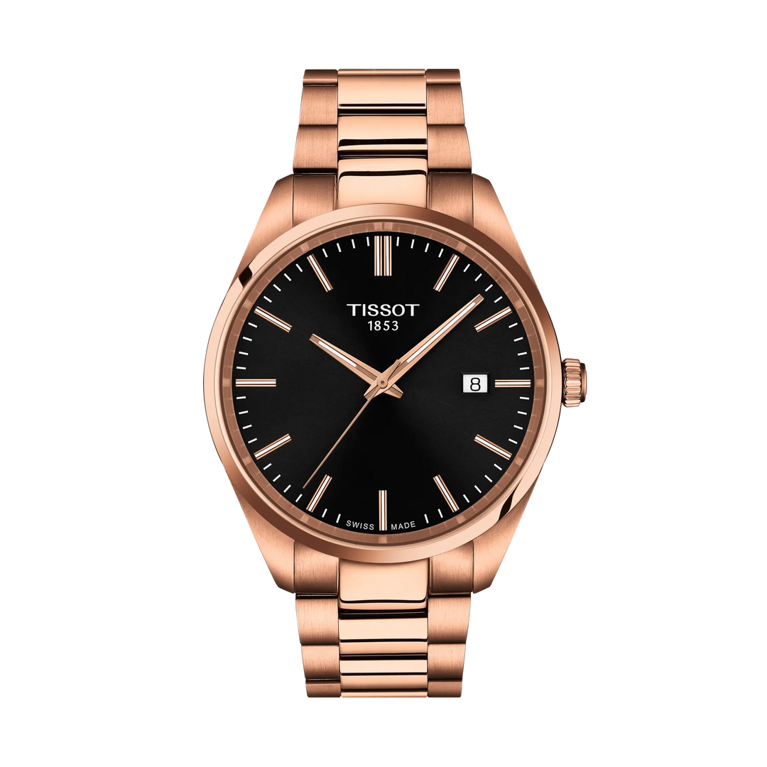 Tissot PR 100 40mm Quartz Black Dial Watch T150.410.33.051.00 – front view