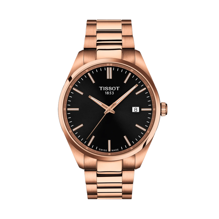 Tissot PR 100 40mm Quartz Black Dial Watch T150.410.33.051.00 – front view