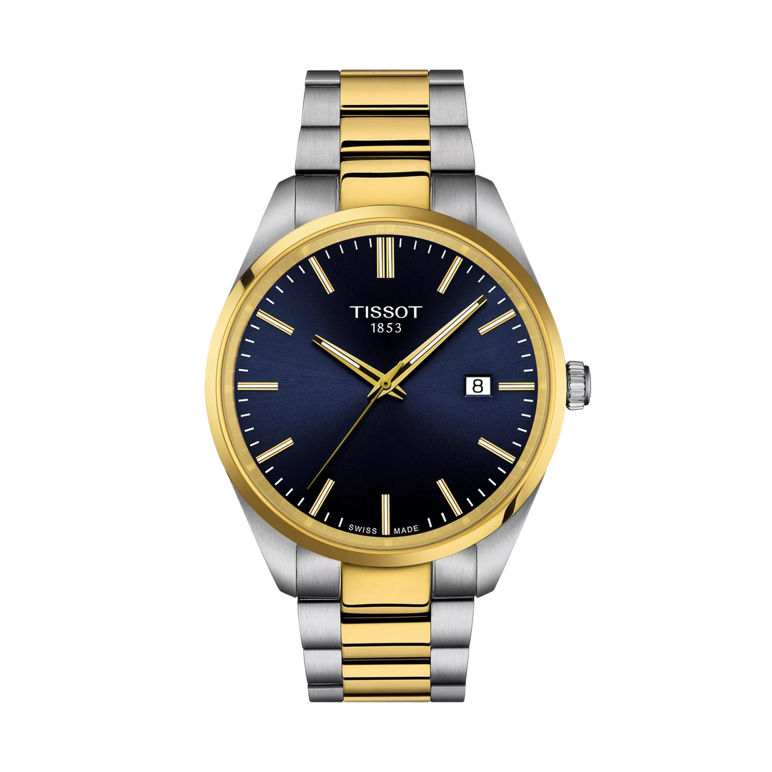 Tissot PR 100 40mm Quartz Blue Dial Watch T150.410.22.041.00 – front view