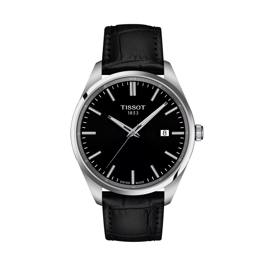 Tissot PR 100 40mm Quartz Black Dial Watch T150.410.16.051.00 – front view