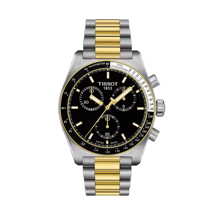 Tissot PR516 40mm Quartz Black Dial Watch T149.417.22.051.00 – front view