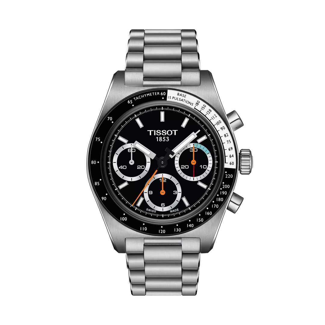 Tissot PR516 41mm Mechanical Black Dial Watch T149.459.21.051.00 – front view