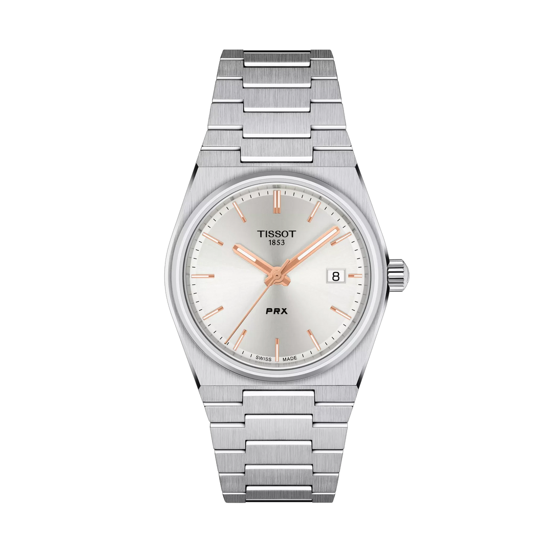 Tissot PRX 35mm Quartz Silver Dial Watch T137.210.11.031.00 – front view