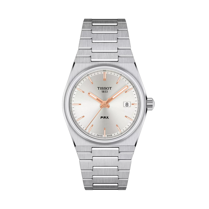 Tissot PRX 35mm Quartz Silver Dial Watch T137.210.11.031.00 – front view