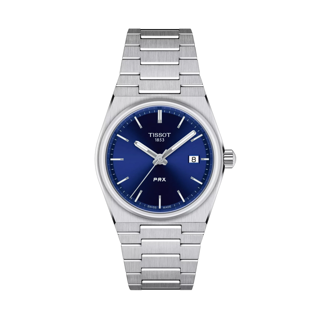 Tissot PRX 35mm Quartz Blue Dial Watch T137.210.11.041.00 – front view