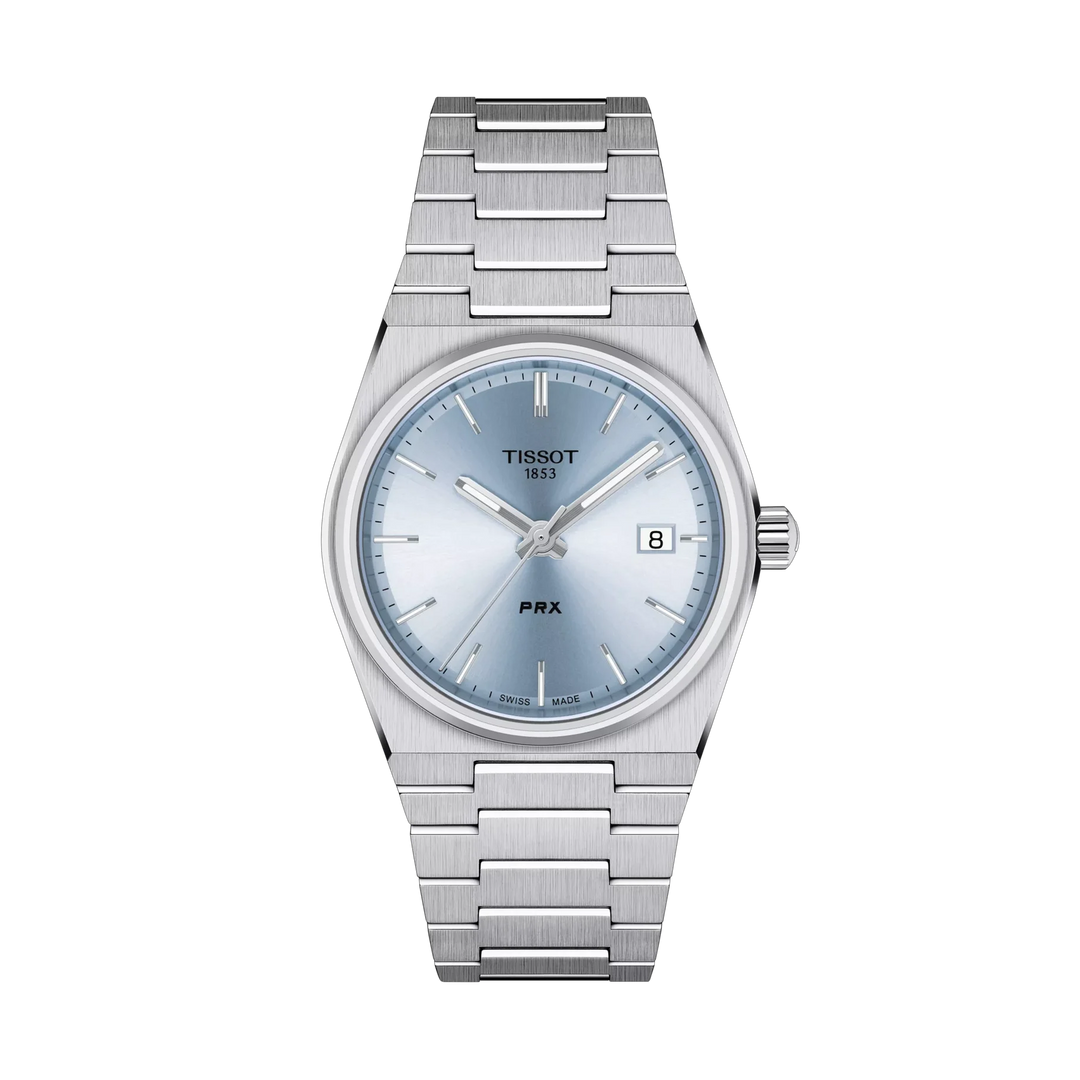 Tissot PRX 35mm Quartz Light Blue Dial Watch T137.210.11.351.00 – front view