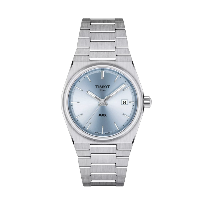 Tissot PRX 35mm Quartz Light Blue Dial Watch T137.210.11.351.00 – front view