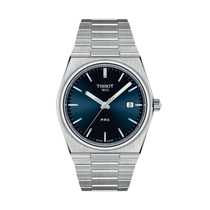 Tissot PRX 40mm Quartz Blue Dial Watch T137.410.11.041.00 – front view
