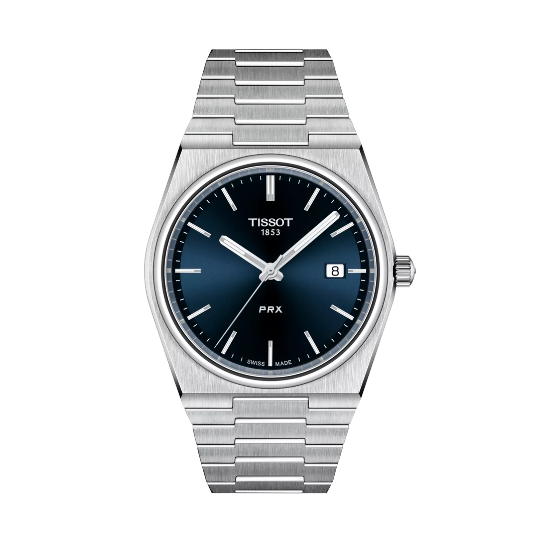 Tissot PRX 40mm Quartz Blue Dial Watch T137.410.11.041.00 – front view