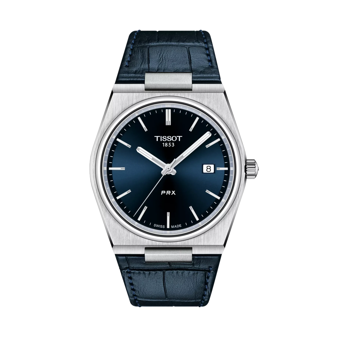 Tissot PRX 40mm Quartz Blue Dial Watch T137.410.16.041.00 – front view