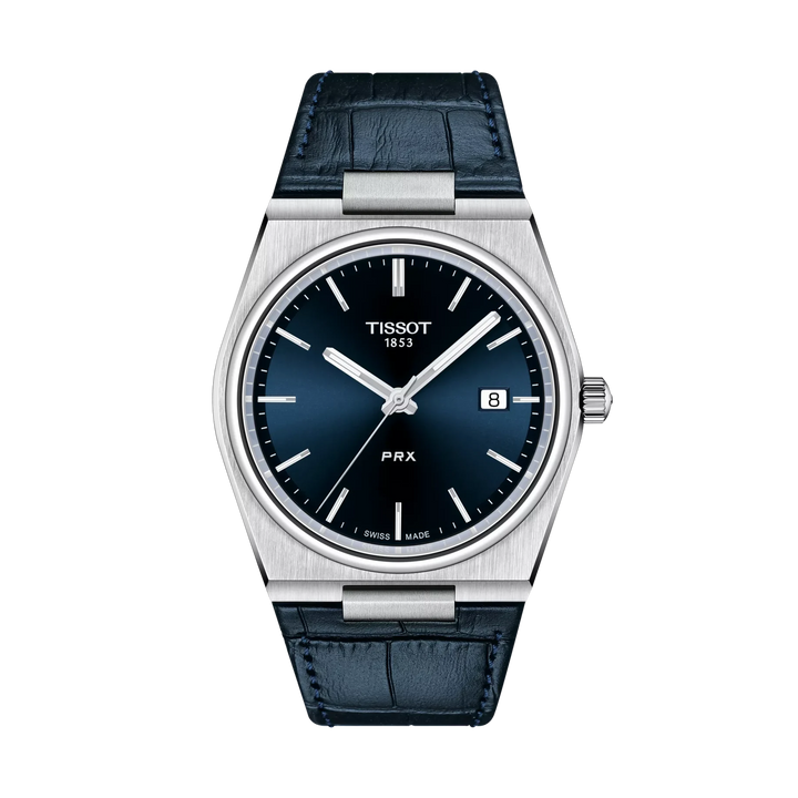 Tissot PRX 40mm Quartz Blue Dial Watch T137.410.16.041.00 – front view