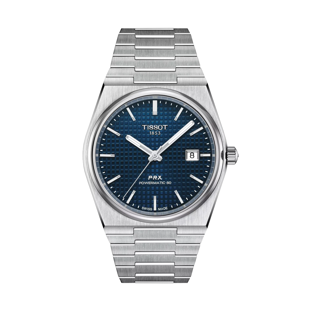 Tissot PRX 40mm Automatic Blue Dial Watch T137.407.11.041.00 – front view