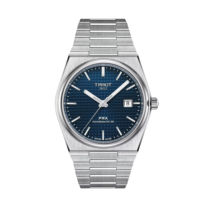 Tissot PRX 40mm Automatic Blue Dial Watch T137.407.11.041.00 – front view