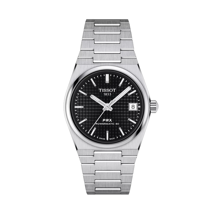 Tissot PRX 35mm Automatic Black Dial Watch T137.207.11.051.00 – front view