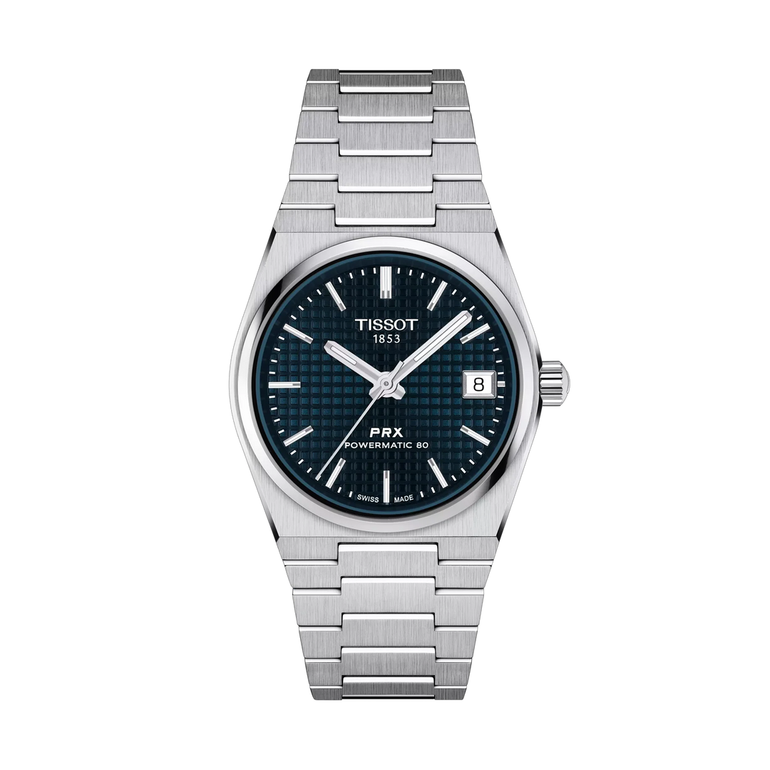Tissot PRX 35mm Automatic Blue Dial Watch T137.207.11.041.00 – front view