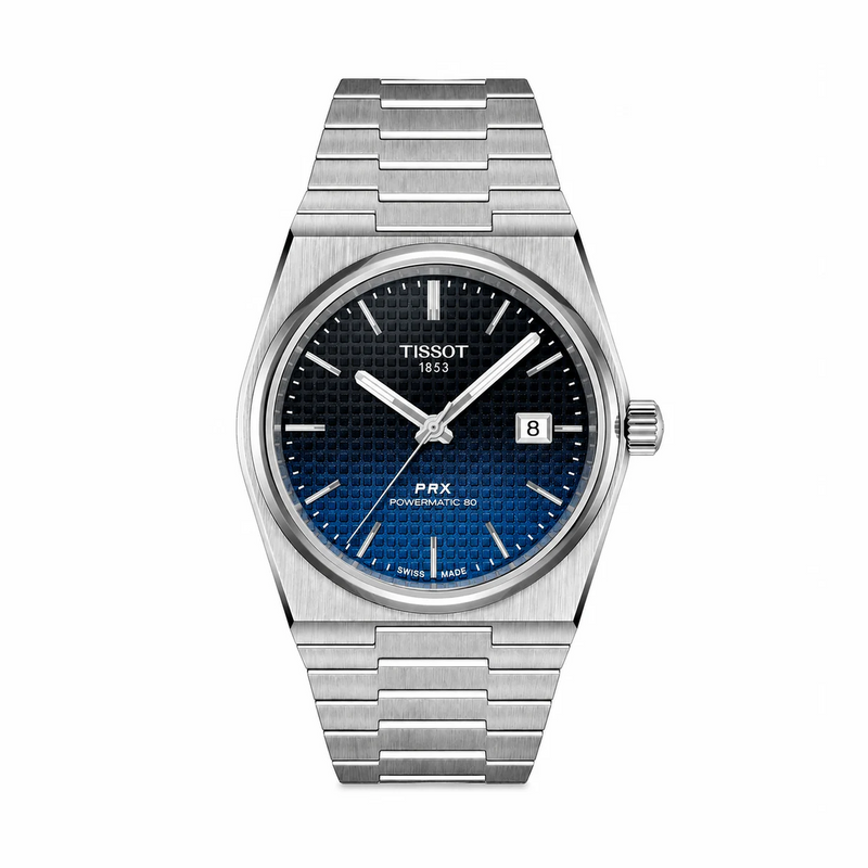 Tissot PRX 40mm Automatic Blue Dial Watch T137.407.11.051.01 – front view