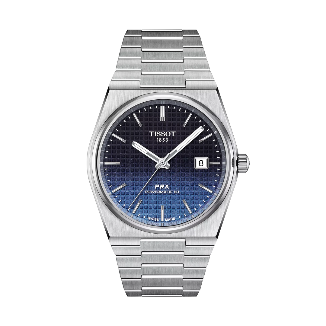 Tissot PRX 40mm Automatic Blue Dial Watch T137.407.11.051.01 – front view